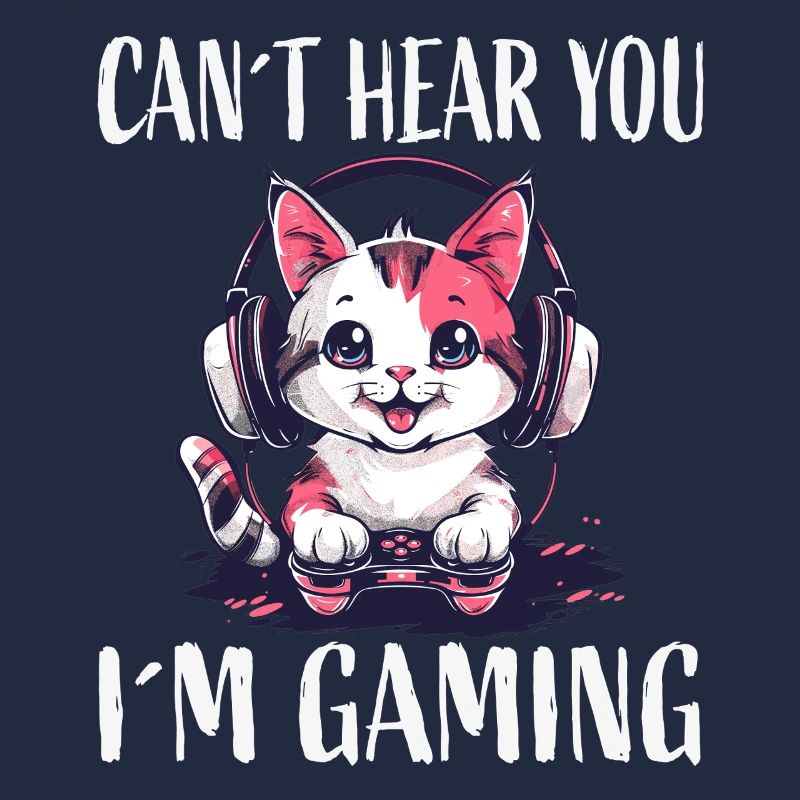 Joueur de chat avec un casque