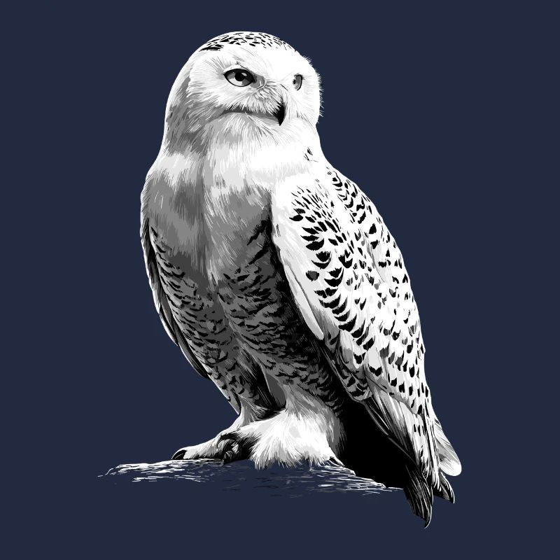 Schneeeule Weiße Eule Kauz Uhu Owl Schnee Eulen