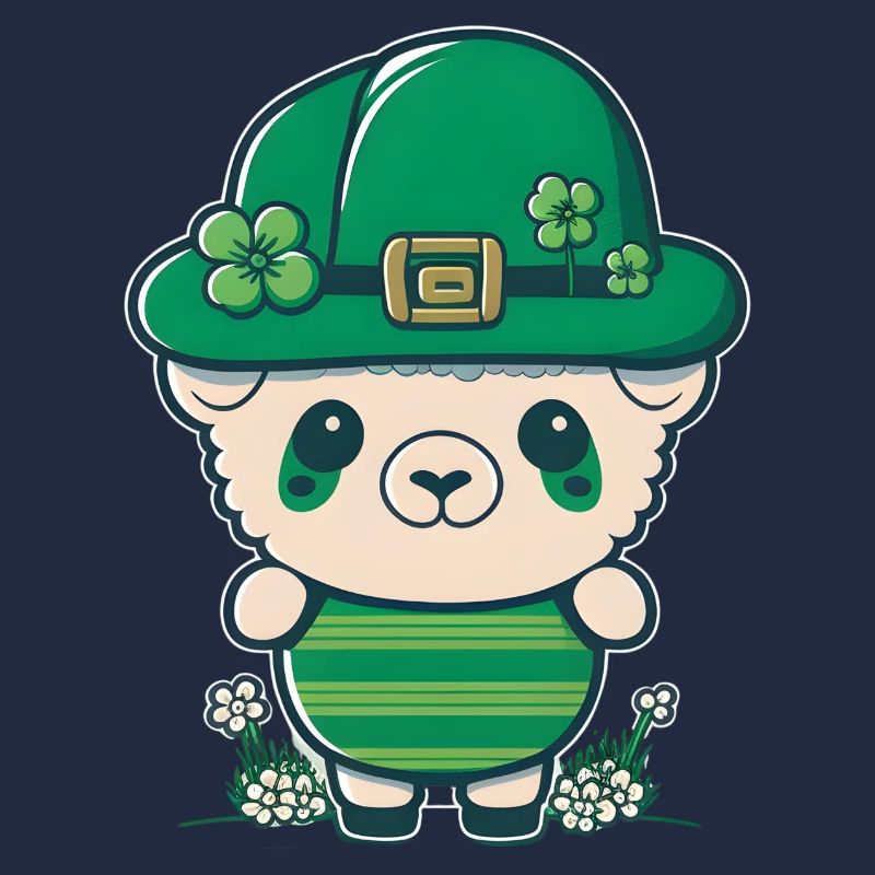 Sharp avec un chapeau vert et des trèfles