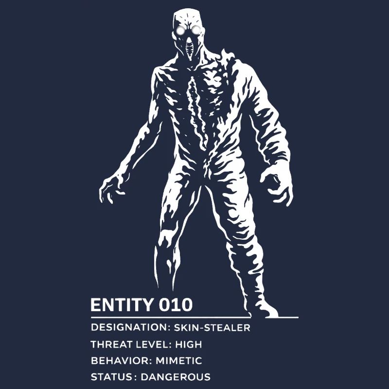 Backrooms Entity 010 white