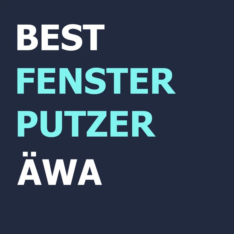 Bester Fensterputzer Reiniger Hausmann Geschenk