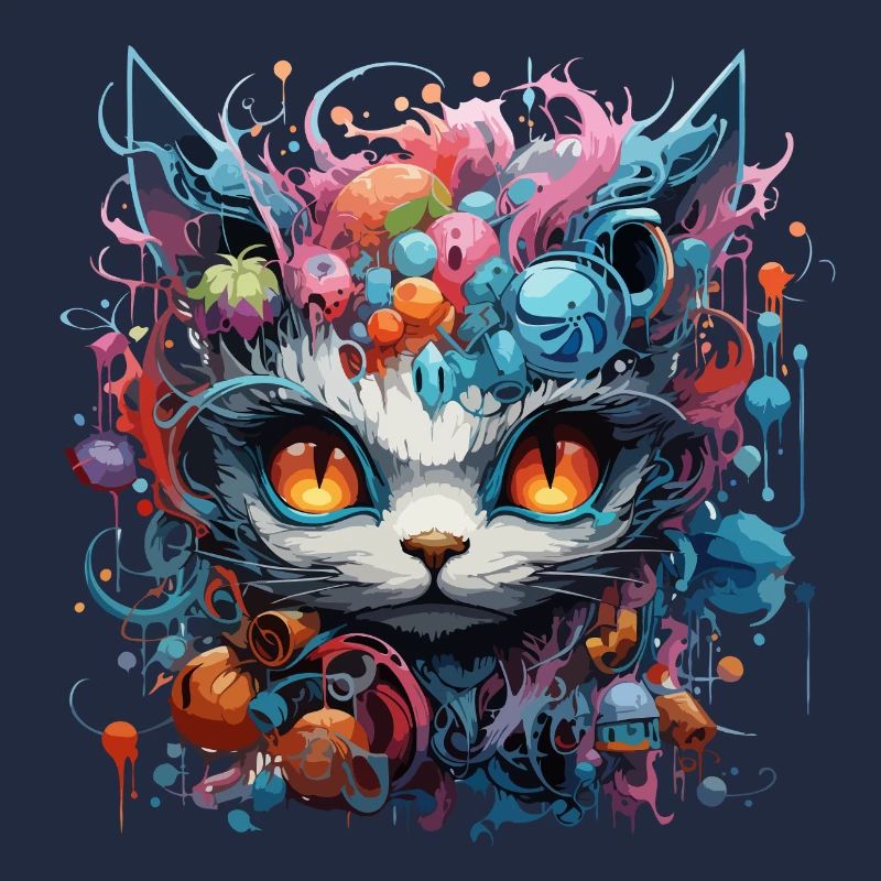 Farbenkatze