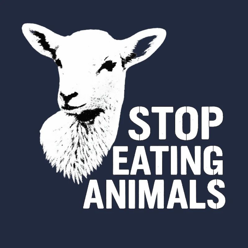 Stop Eating Animals Vegane Botschaft
