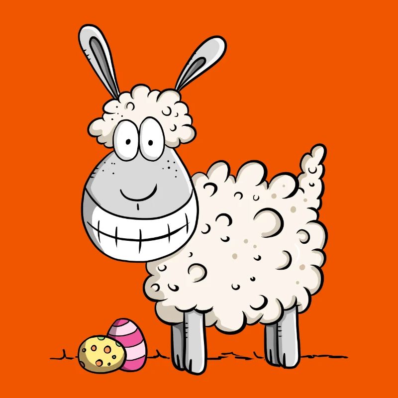 Happy Easter sheep I Easter gift Easter motive Fun