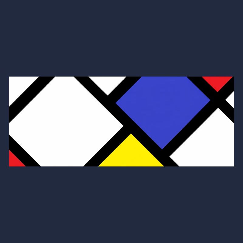 Contre-composition selon « De Stijl »