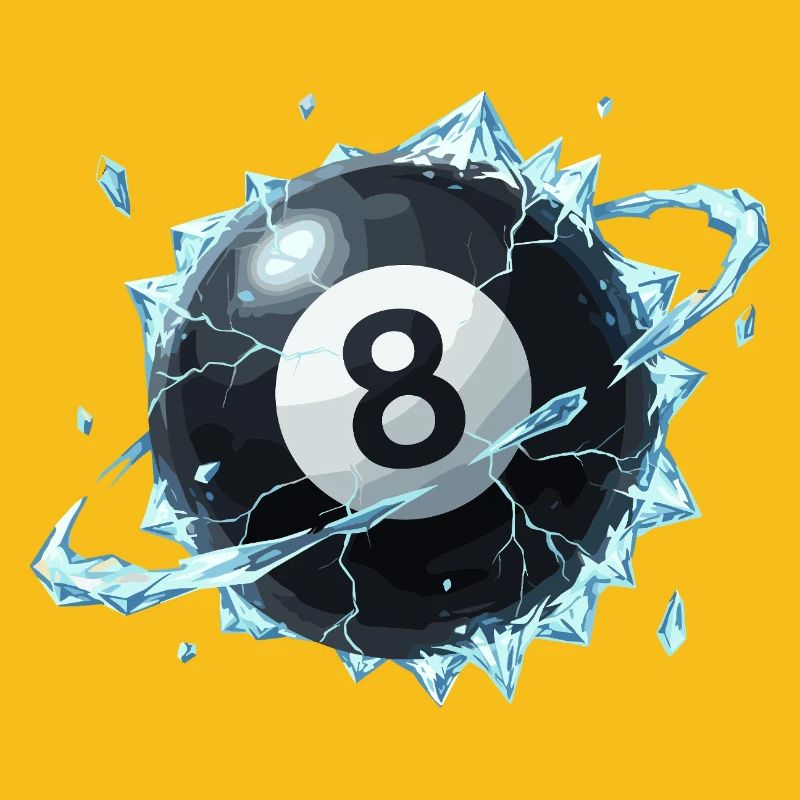 Eisiger 8-Ball Bruch