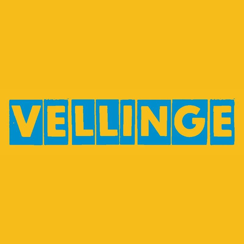 Vellinge – Conception de texte bleu