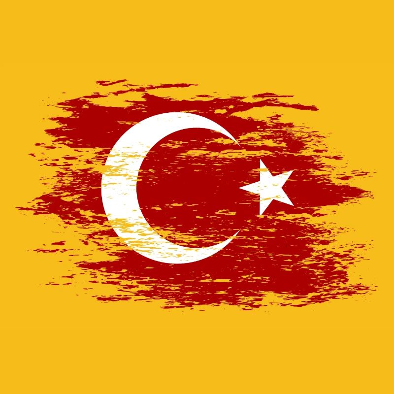 Drapeau de la Turquie utilisé