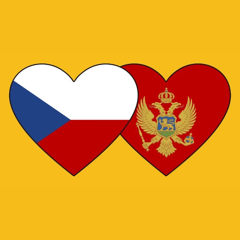 République tchèque Drapeau du Monténégro