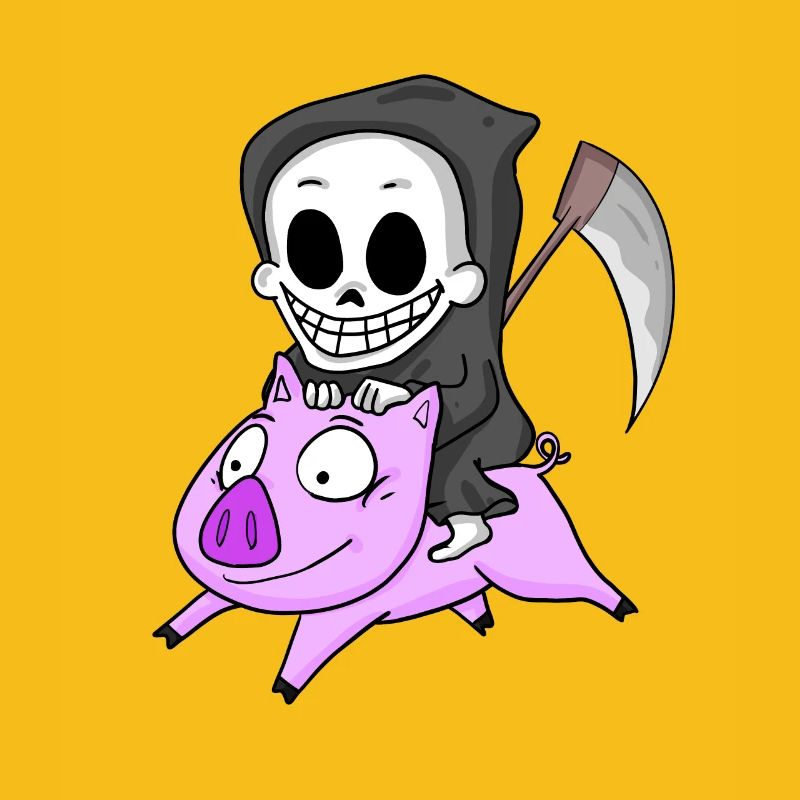 Grim Reaper Pig