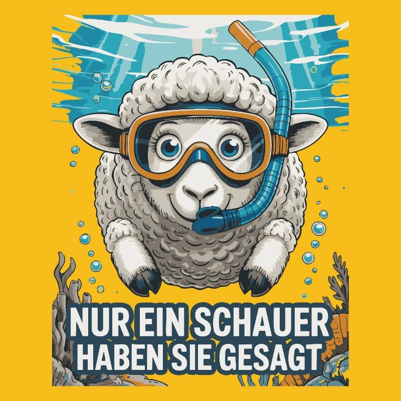 Nur ein Schauer – Lustiges Schaf Design