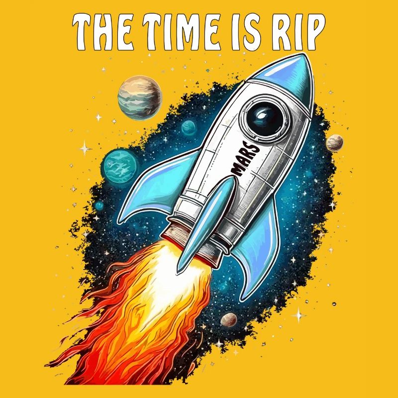 FUSÉE MARS LE TEMPS EST DÉCHIRÉ