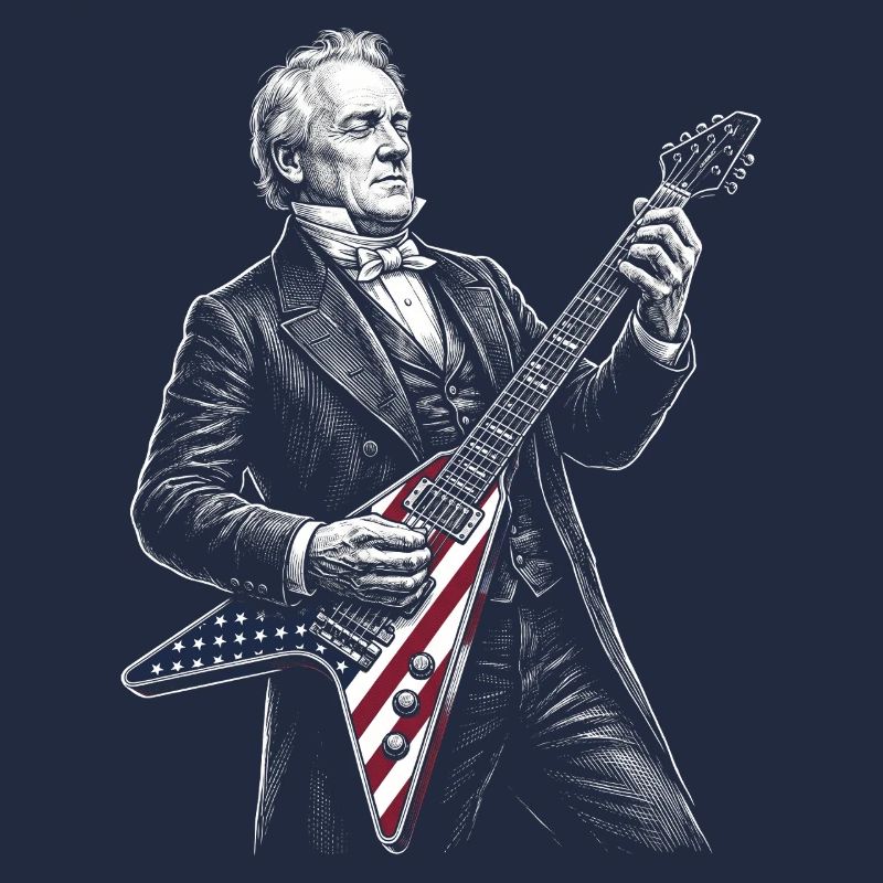 James Buchanan Playing Guitar