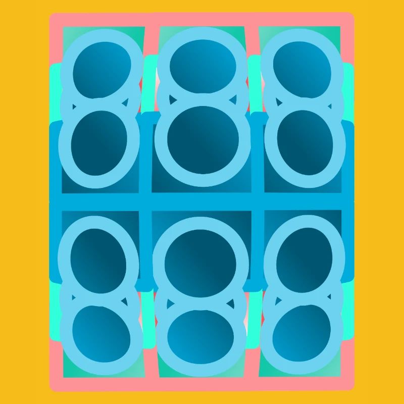 blue pattern, graphic art