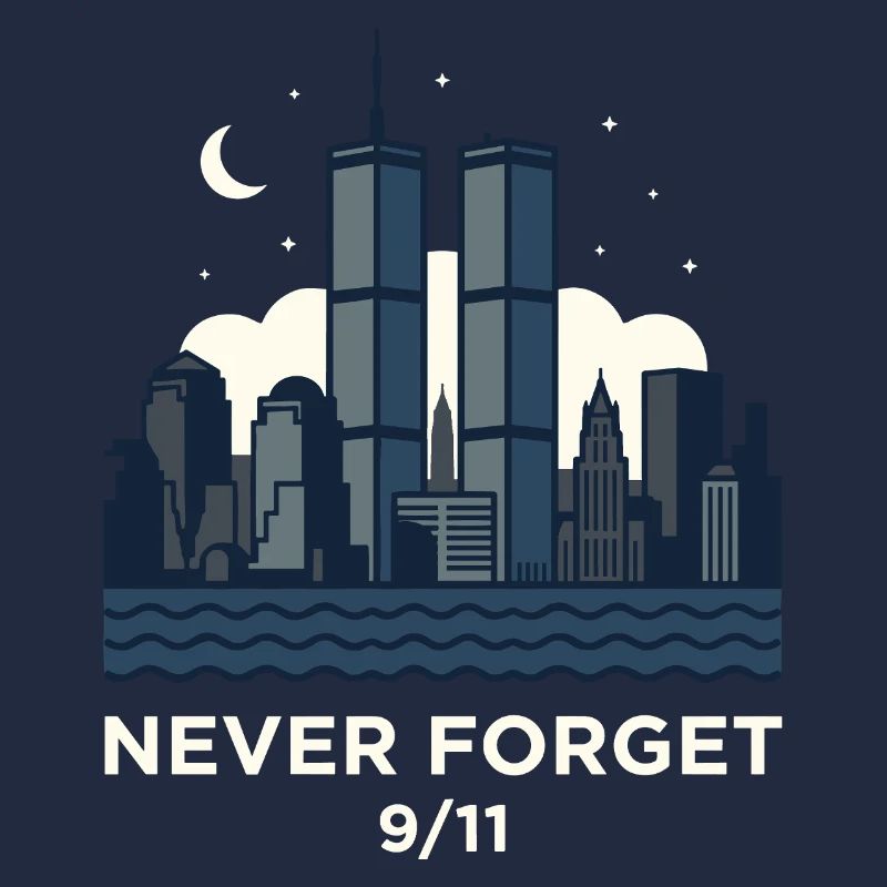 Never Forget 9/11 Skyline Night