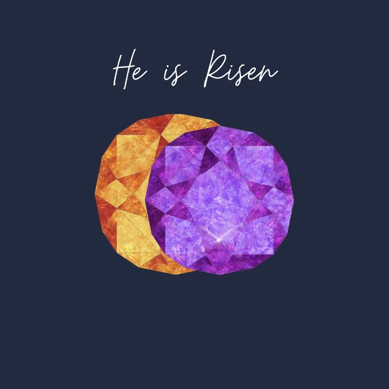 He is Risen Geometric Gem