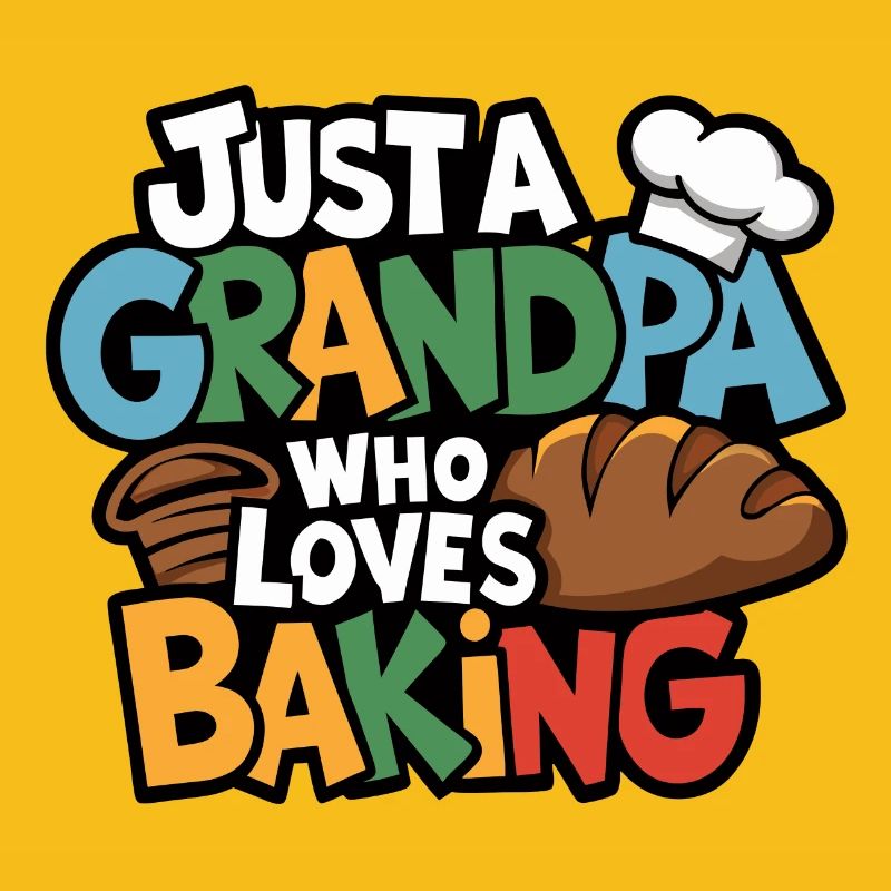 Opa ist Bäcker unser Opa backt gerne