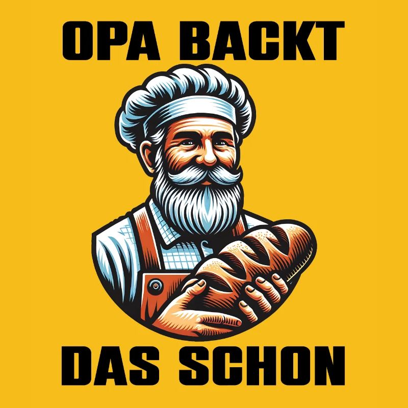 Opa backt das schon - Bäcker mit Broten