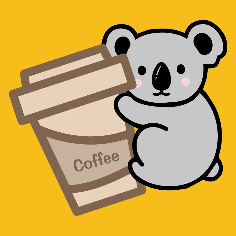 Koala Needs Coffee