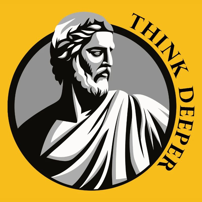 Classic Greek Philosopher | "Think Deeper" | Stoic