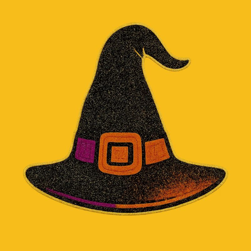 Funkelnder Hexenhut Glitter