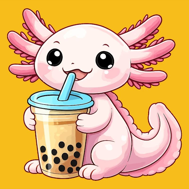 Bubble Tea Dragon Charm