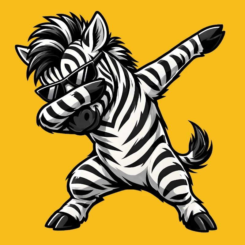 Dabbing Zebra