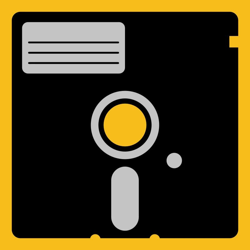 retro floppy disk