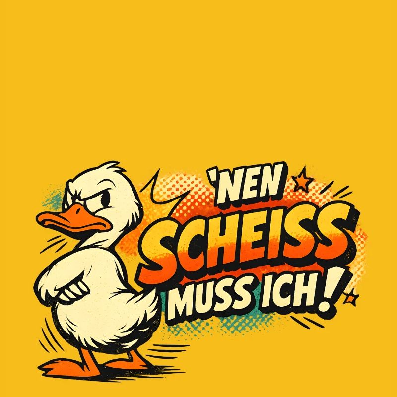 Einen Scheiss muss ich! Lustiges Statement