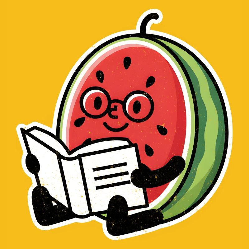 Héros de la lecture de pastèque