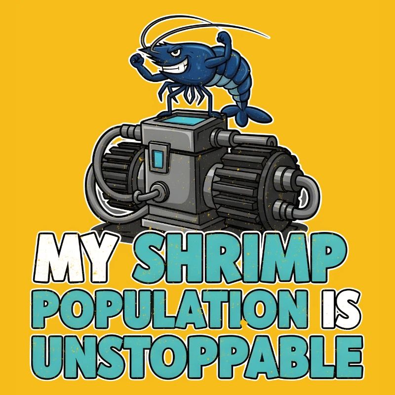 Shrimp Comic Geschenk