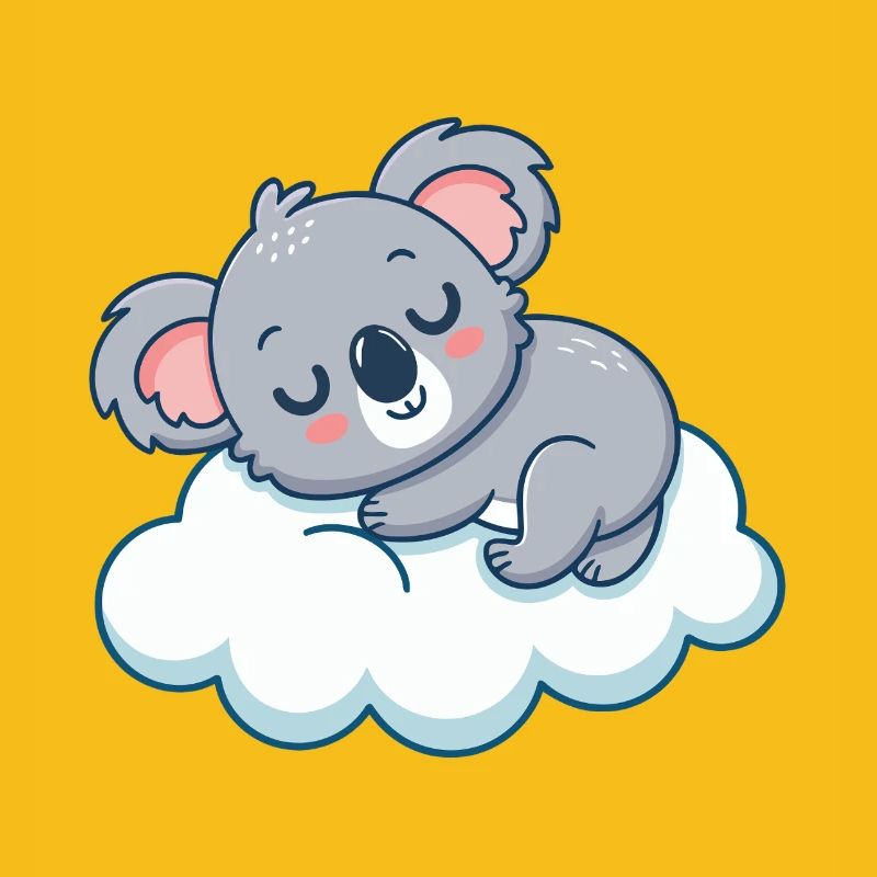 Dreamy Koala on Cloud