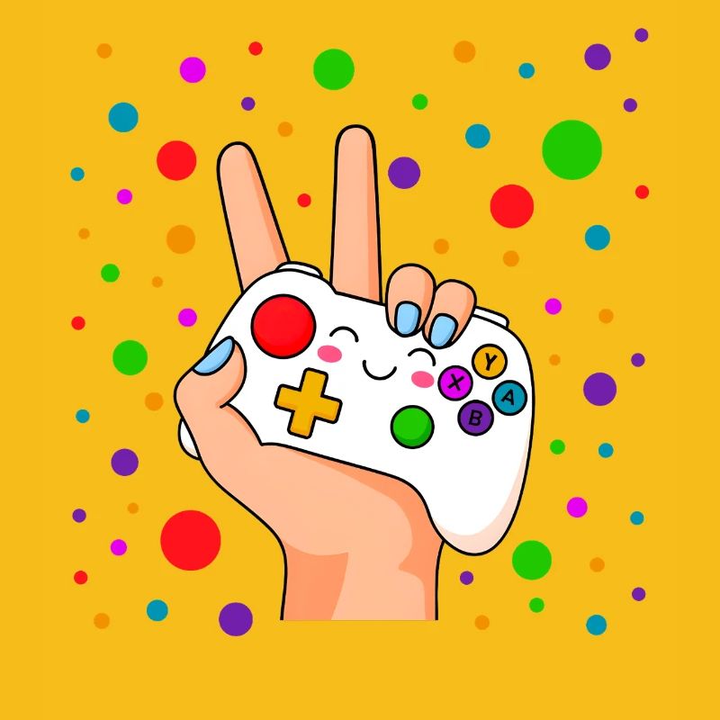 Peace-Zeichen-Controller Pop