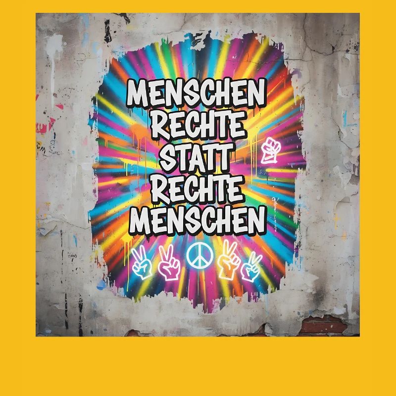 Menschenrechte statt rechte Menschen Statement