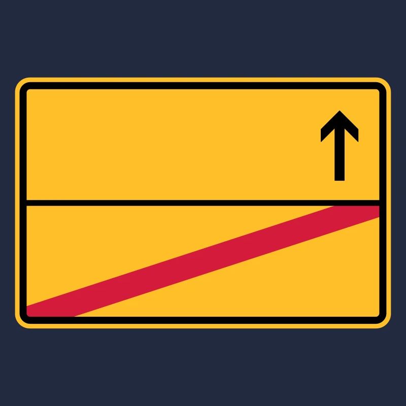 Stadtschild, Ausfahrt