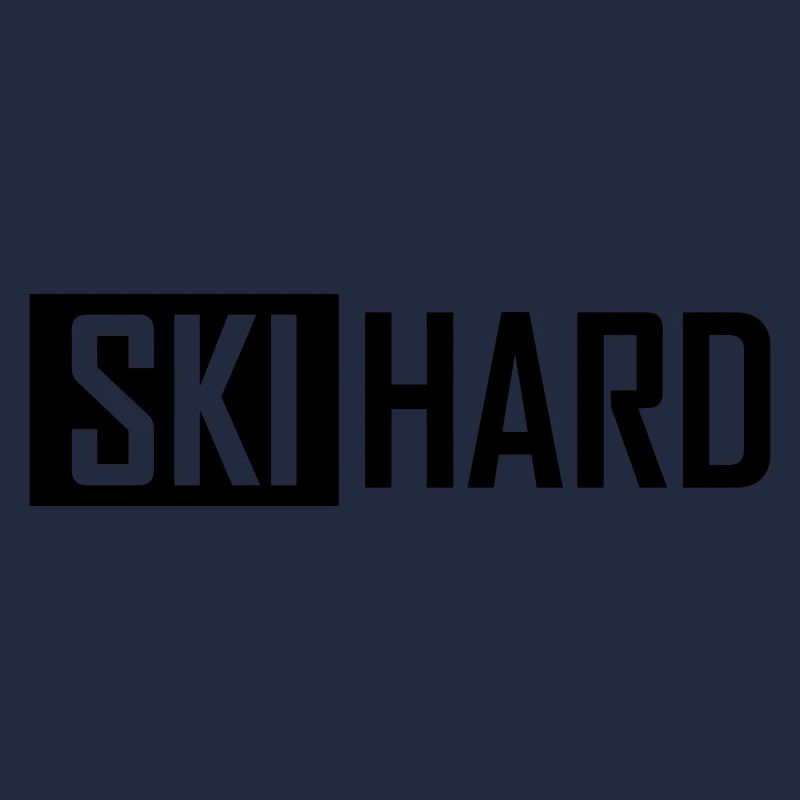 ski hard