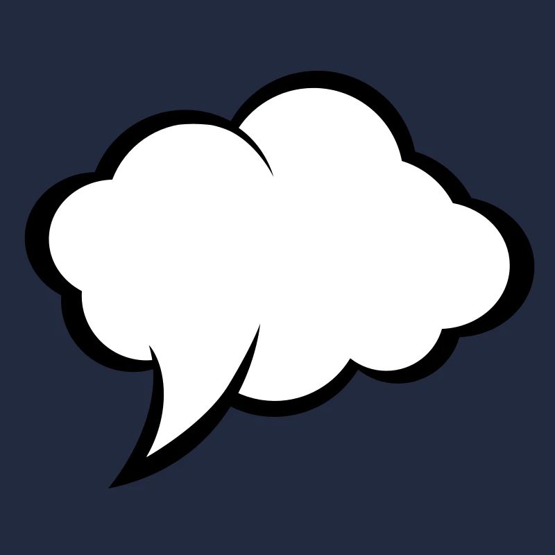 Comic speech bubble