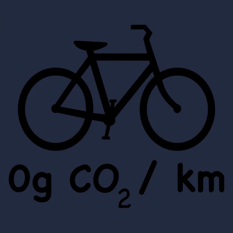 Bicycle is cool - 0g CO2 per kilometer