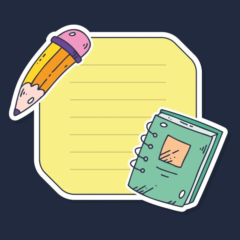 Selbstgestaltbare Schulanfangs-Aufkleber