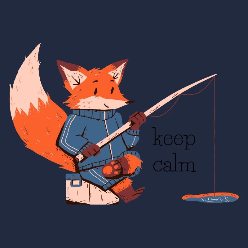 Keep Calm Fox - Renard