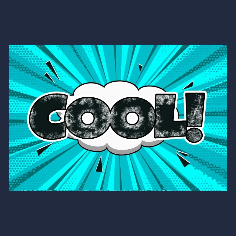 cooler Comic Style Bubble Graffiti Schriftzug