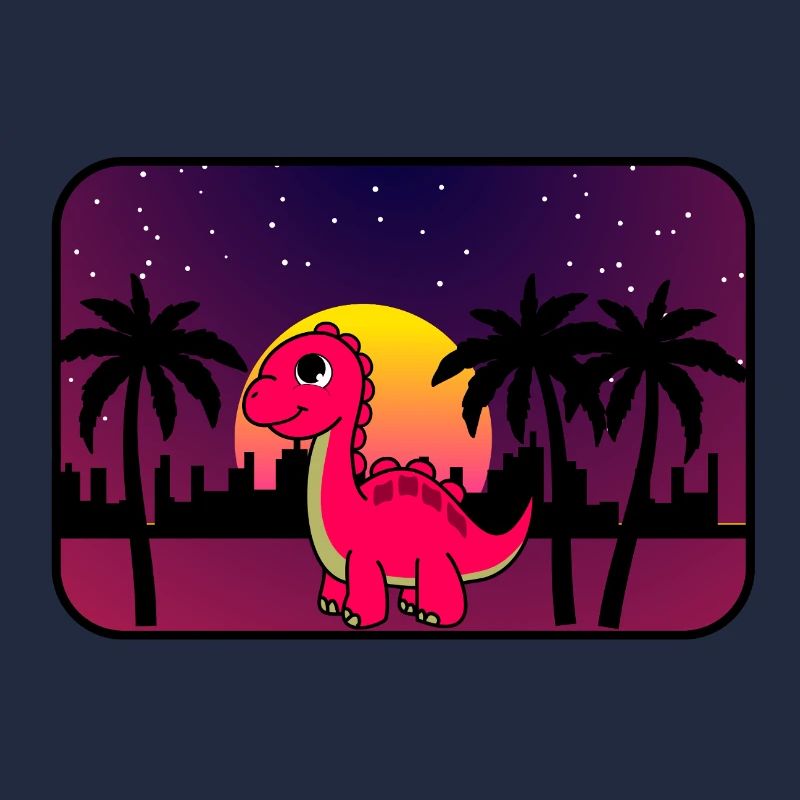 Dino Retro Wave