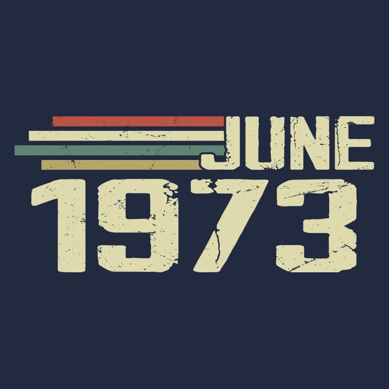 Juni 1973 Jahrestag Juni 1973 Juni 1973 Geburtstag