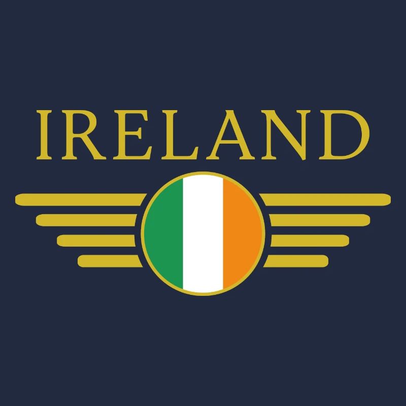 I Love Ireland Elegance Style Design T-Shirt
