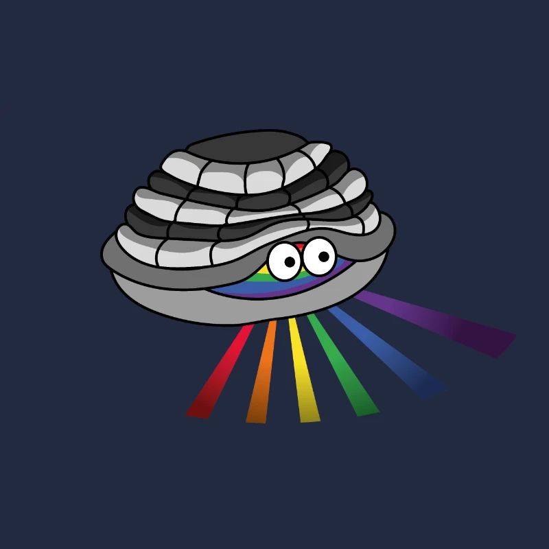 Tortues cachées lueur queer