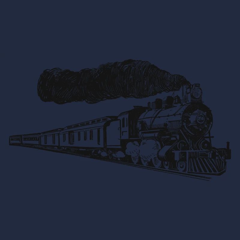 Zug-eisenbahn-dampflok-lo