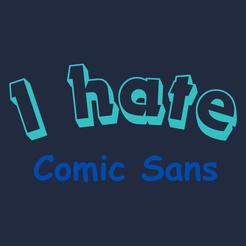 Je déteste Comic Sans