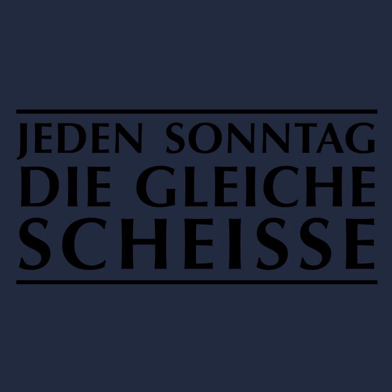 Chaque dimanche, la même merde