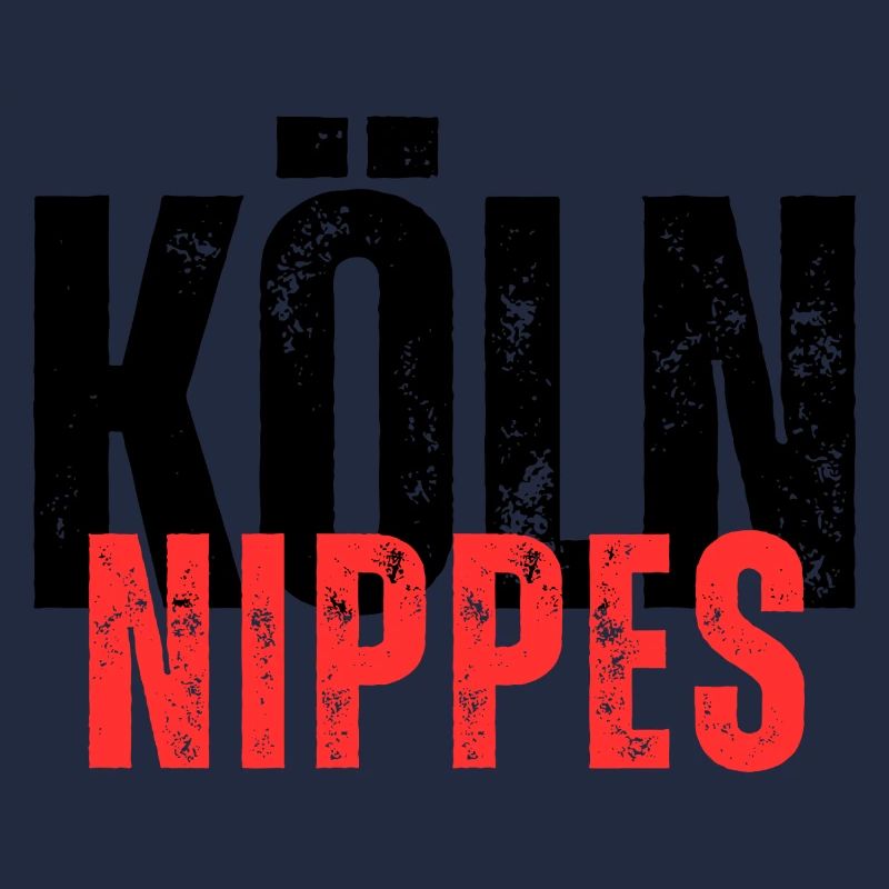 Köln Nippes schwarz-rote Schrift