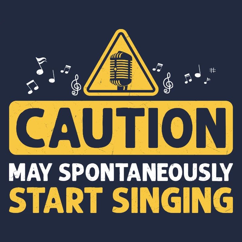 Caution May Spontaneously Start Singing Singer Kar